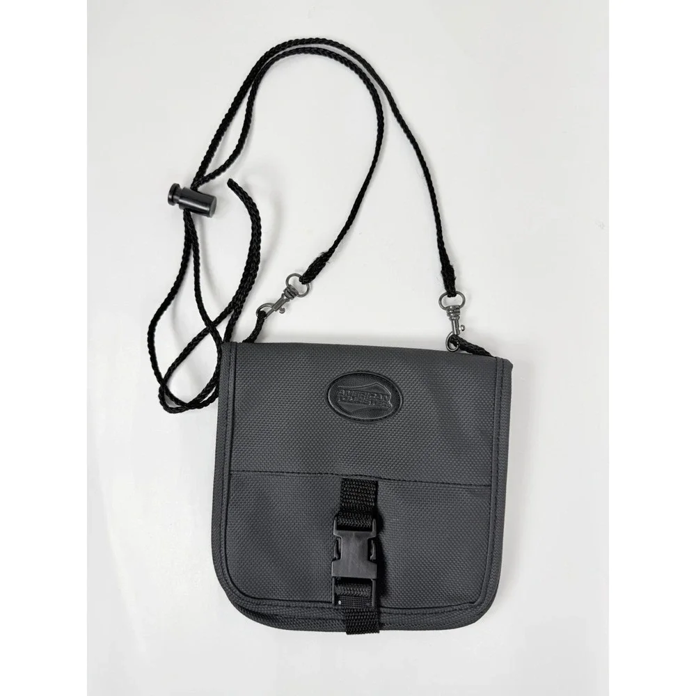 American Tourister Travel Neck Wallet Organizer Passport ID Holder Black‎